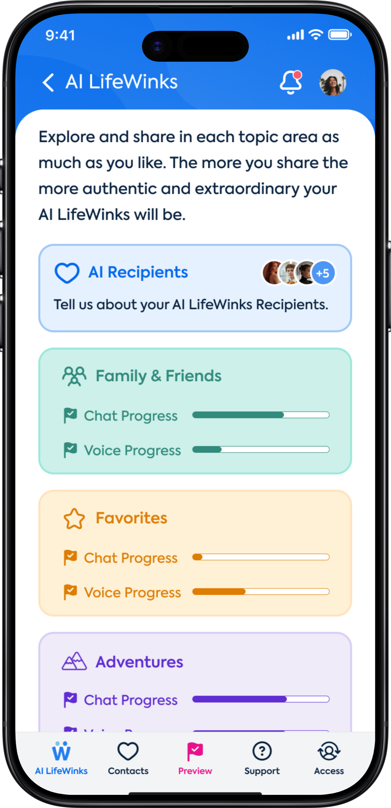 AI Authentic Capture - LifeWink App